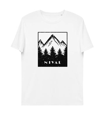 T-shirt bio Mountainlife [blanc/unisexe]