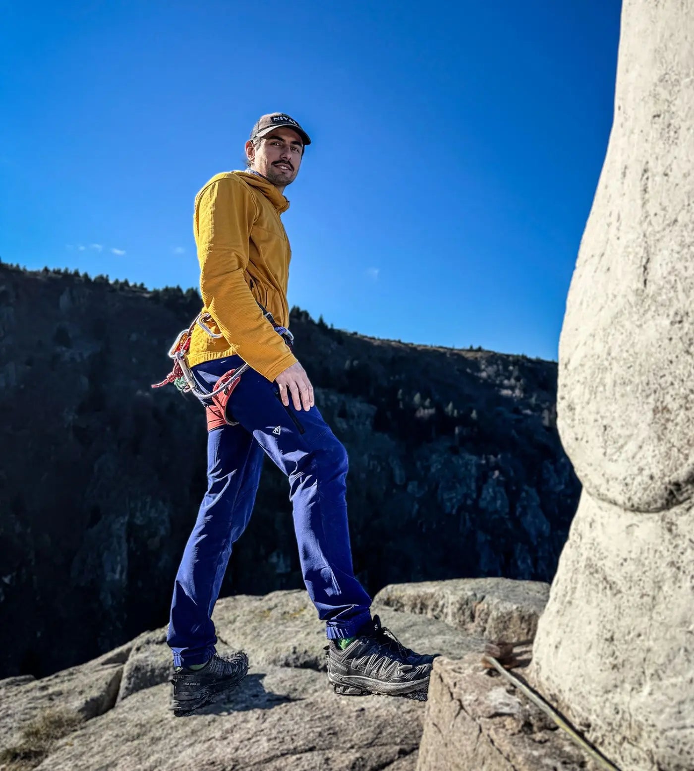 Pantalon escalade Nival Explorer V3 bleu